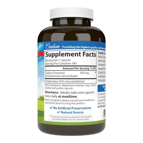 Cápsulas extracto canela verdadera Cinnamomum verum