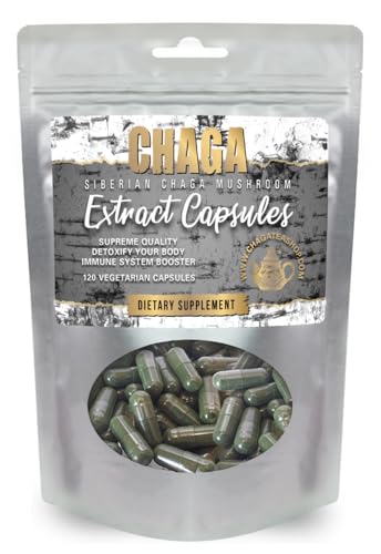 Cápsulas Extracto Chaga Siberiano Suplemento Dietético