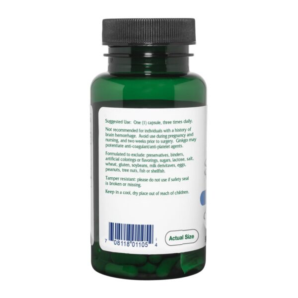 Cápsulas extracto estandarizado Ginkgo Biloba Vitanica