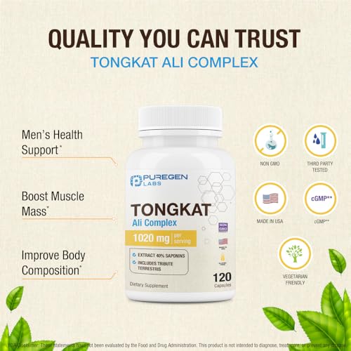 Version 1.0.0 Cápsulas extracto herbal Tongkat Ali salud hombres sin gluten