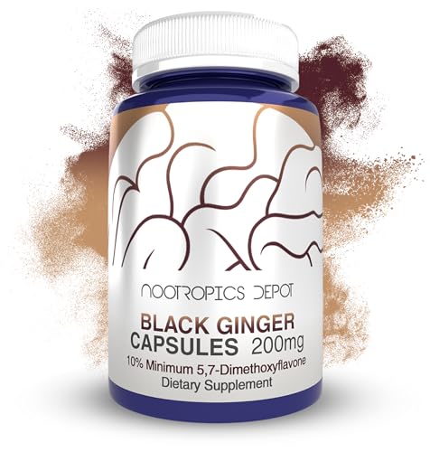 Cápsulas extracto jengibre negro nootropics depot 60 unidades
