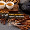 Cápsulas extracto puro de Ginseng Rojo Coreano Gin Hongsam