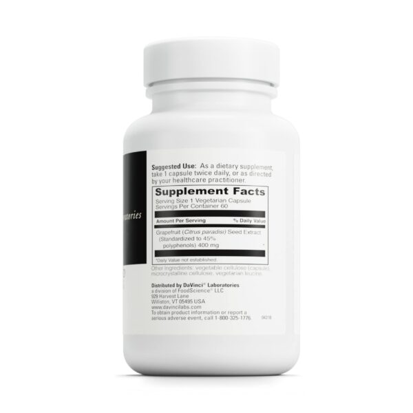 Version 1.0.0 Cápsulas de extracto de semilla de toronja 400mg