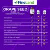 Cápsulas de extracto de semilla de uva FineLand 50-1 vista detalle
