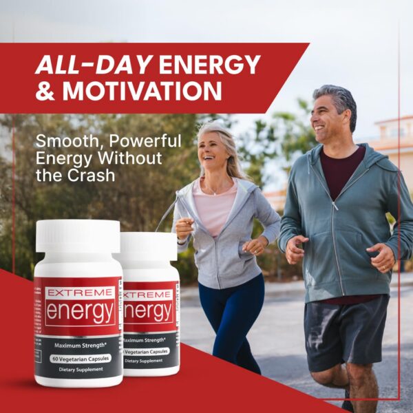 Cápsulas Extreme Energy para enfoque y motivación sin azúcar