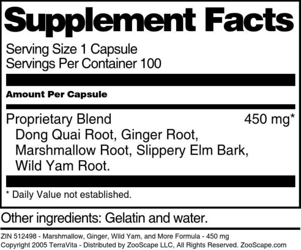 Cápsulas fáciles de tragar fórmula natural TerraVita