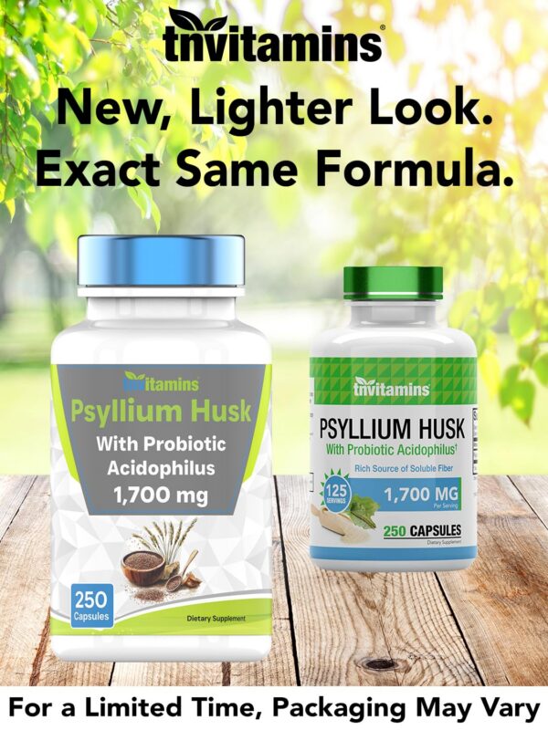 Version 1.0.0 Cápsulas de fibra dietética psillium para salud digestiva