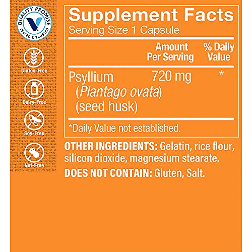 Version 1.0.0 Cápsulas de fibra de plantago ovata para apoyo digestivo y colesterol