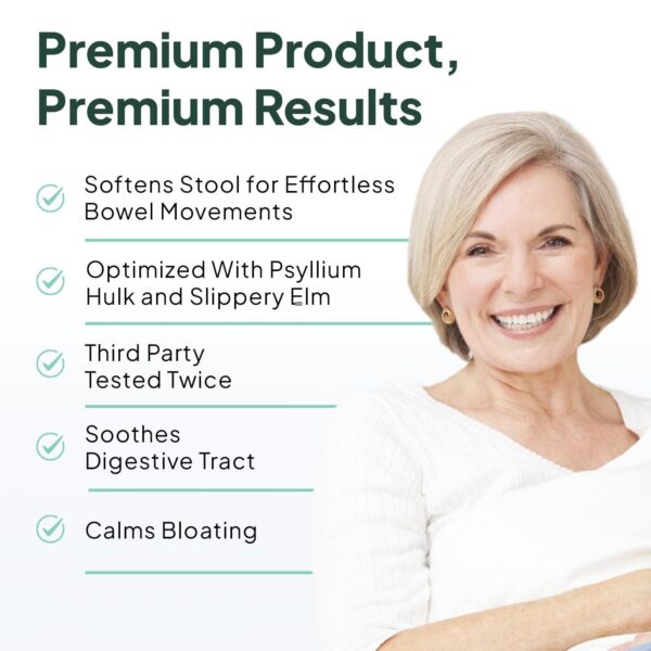 Cápsulas de fibra para suaves evacuaciones y alivio hinchazón