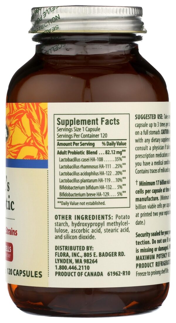 Version 1.0.0 Cápsulas probióticas Flora para salud digestiva y bienestar