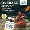 Version 1.0.0 Cápsulas de fórmula ácido úrico Wild & Organic en primer plano