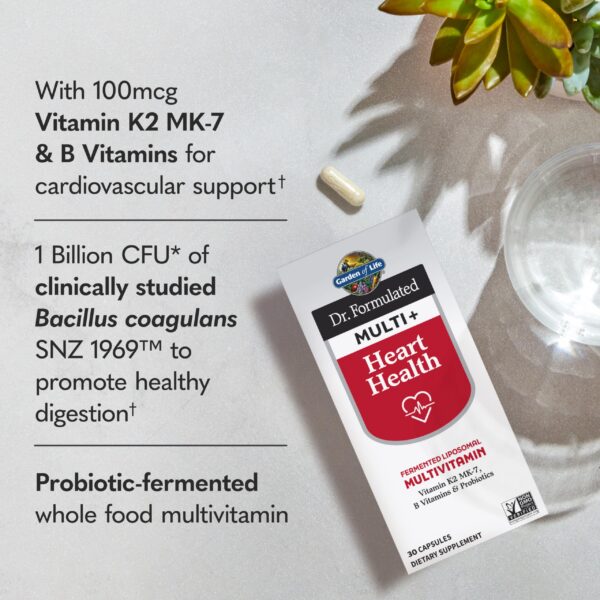 Cápsulas para función cardiovascular Garden of Life 30 unidades