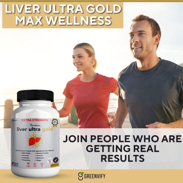 Cápsulas para función hepática saludable y antioxidante GreenVify