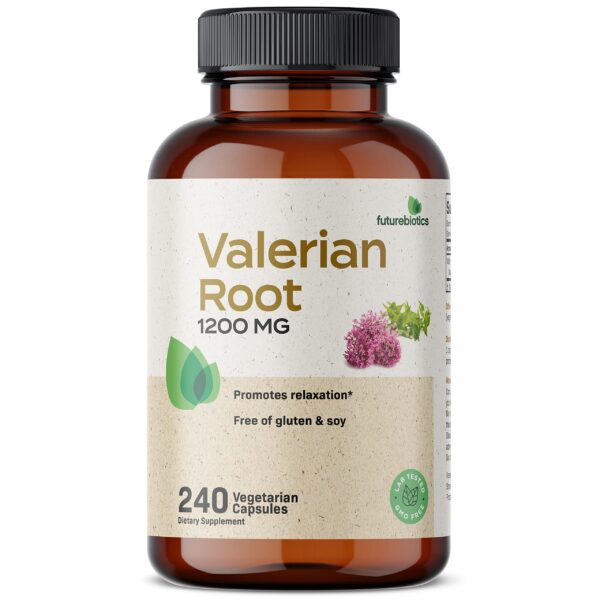 Version 1.0.0 Paquete cápsulas Futurebiotics raíz de valeriana 1200 mg 240 unidades