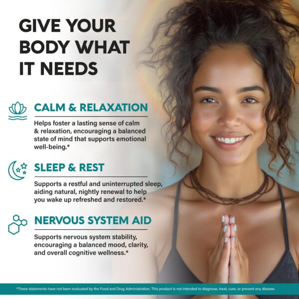 Cápsulas GABA para relajación y sueño saludable