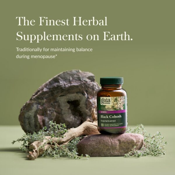 Cápsulas Gaia Herbs Black Cohosh 60 unidades para menopausia