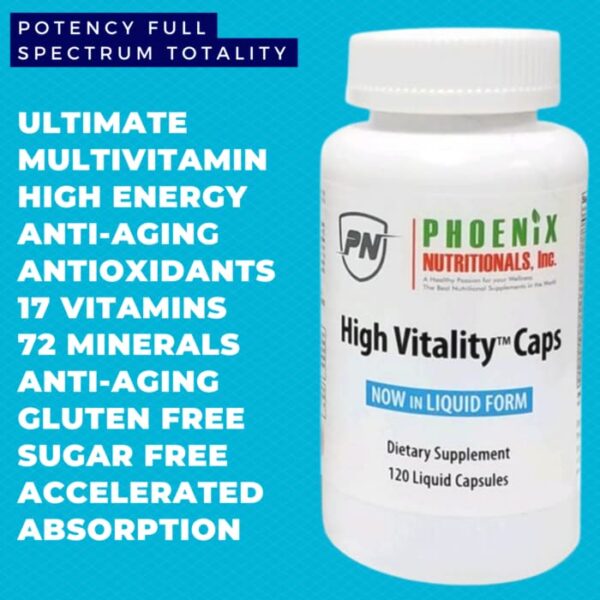 Cápsulas gel multivitamínico High Vitality cerca