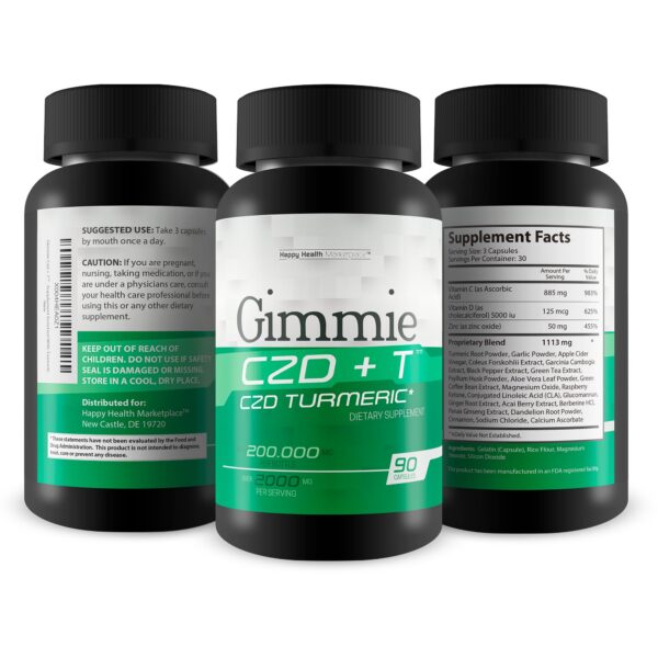 Cápsulas Gimmie CZD + T para apoyo de la salud inmune