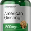 Cápsulas de Ginseng Americano Horbäach 200 unidades