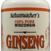 Cápsulas de ginseng americano Schumacher ginseng Wisconsin