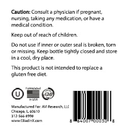 Cápsulas GliadinX recomendadas para intolerancia al gluten