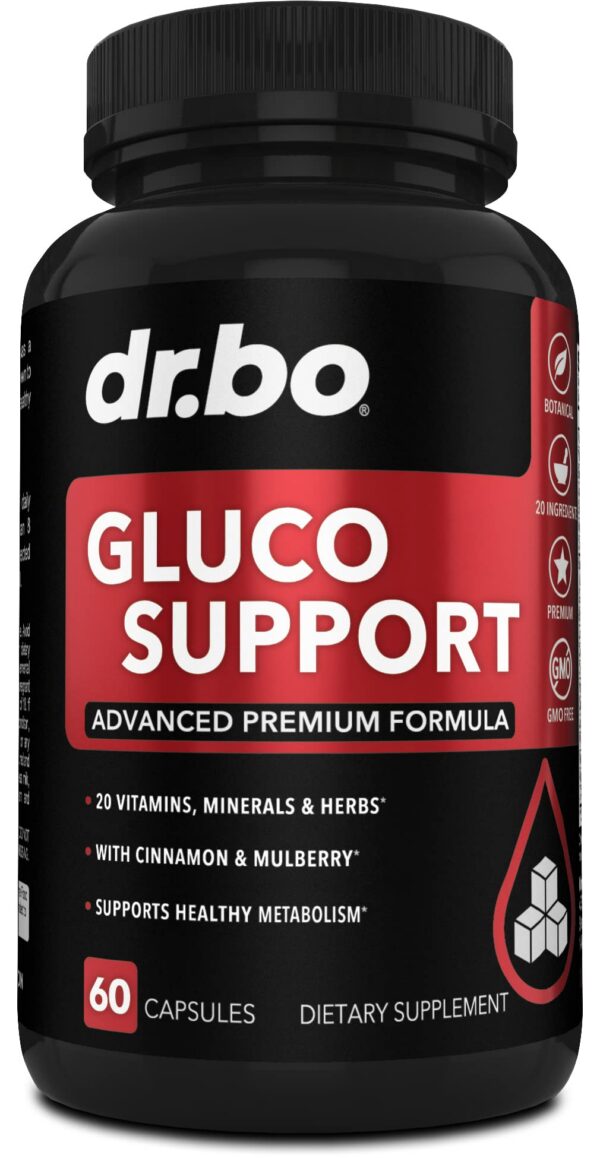 Cápsulas Gluco Support para metabolismo saludable Dr. Bo