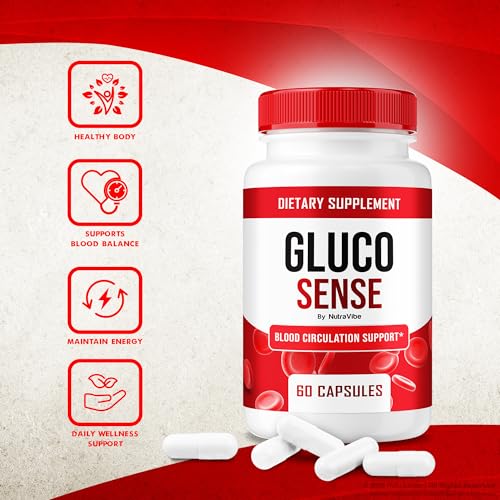 Cápsulas GlucoSense apoyo para salud circulatoria