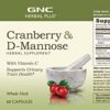 Cápsulas GNC Herbal Plus Cranberry D-Mannose 60 unidades