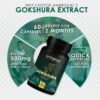 Version 1.0.0 Cápsulas Gokshura 500mg tribulus terrestis para salud natural