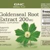 Cápsulas goldenseal raíz suplemento natural GNC