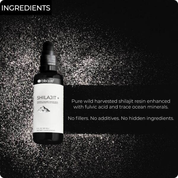 Version 1.0.0 Cápsulas y gotas de Shilajit natural Blisque para detox y energía