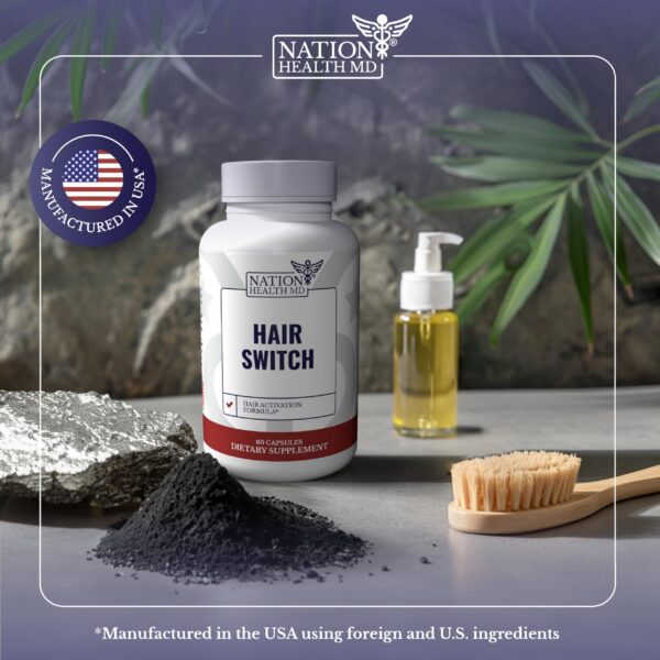 Cápsulas Hair Switch para nutrición y vitalidad capilar