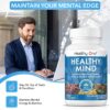 Cápsulas Healthy Mind con ingredientes naturales para mente activa