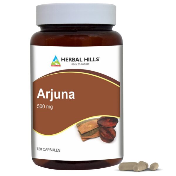 Cápsulas HERBAL HILLS Arjuna con extracto natural de corteza