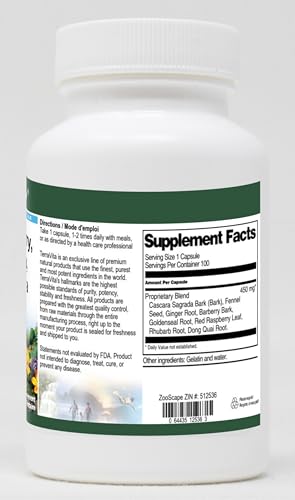 Version 1.0.0 Cápsulas herbales de fórmula Dong Quai TerraVita en mano