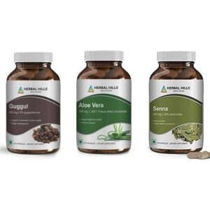 Capsulas herbales Guggul de HERBAL HILLS 120 cápsulas