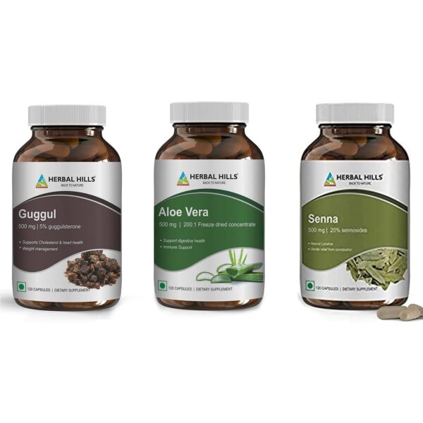 Capsulas herbales Guggul de HERBAL HILLS 120 cápsulas