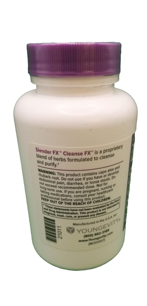 Cápsulas herbales limpieza colon Youngevity Slender Fx 60