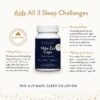 Capsulas herbales VIDAPURA Nite-Zzz para balance hormonal y descanso