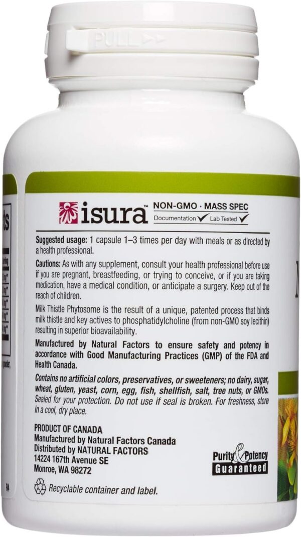 Cápsulas HerbalFactors para apoyo hígado saludable