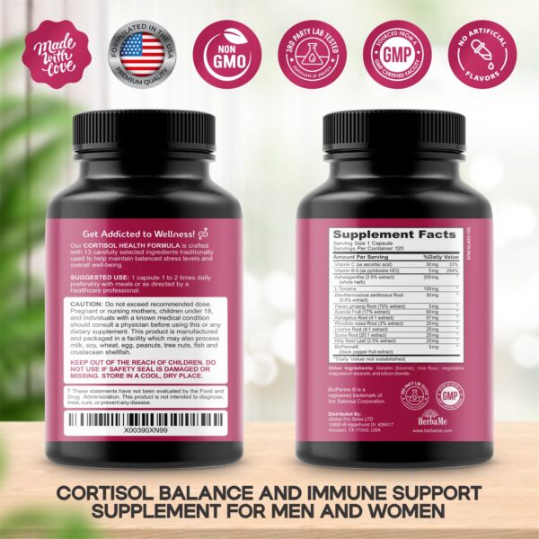 Cápsulas HerbaMe para soporte de ánimo y energía