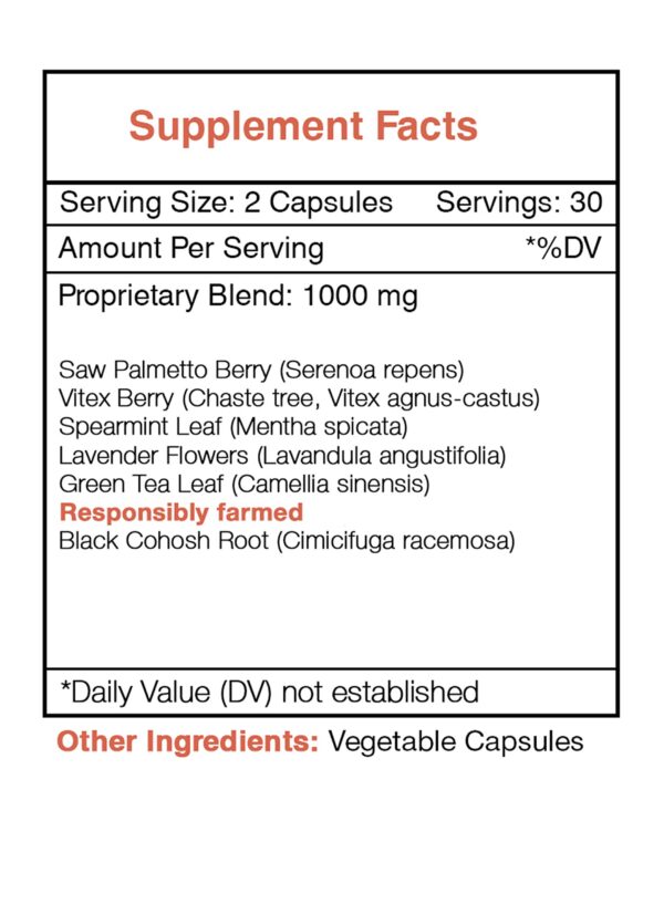 Cápsulas Hirsu Secret vitamina natural depilación 60 unidades 1000 mg