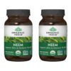 Cápsulas de hoja de neem orgánico Organic India