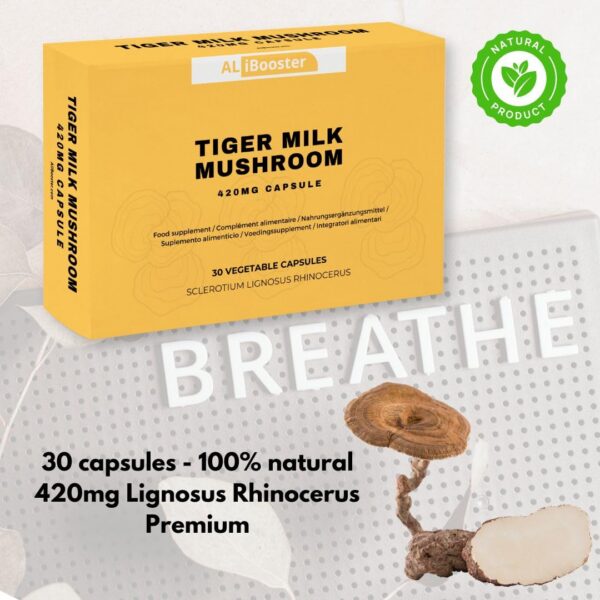 Version 1.0.0 Cápsulas de Hongo Leche de Tigre para respiración