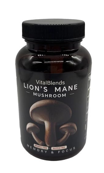 Cápsulas de hongo Melena de León VitalBlends