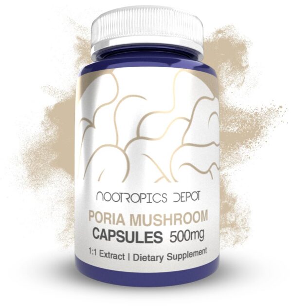 Cápsulas de Hongo Poria Nootropics Depot envase 60 unidades