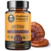 Cápsulas veganas de hongo reishi rojo orgánico 90 cuentas Herb Pharm