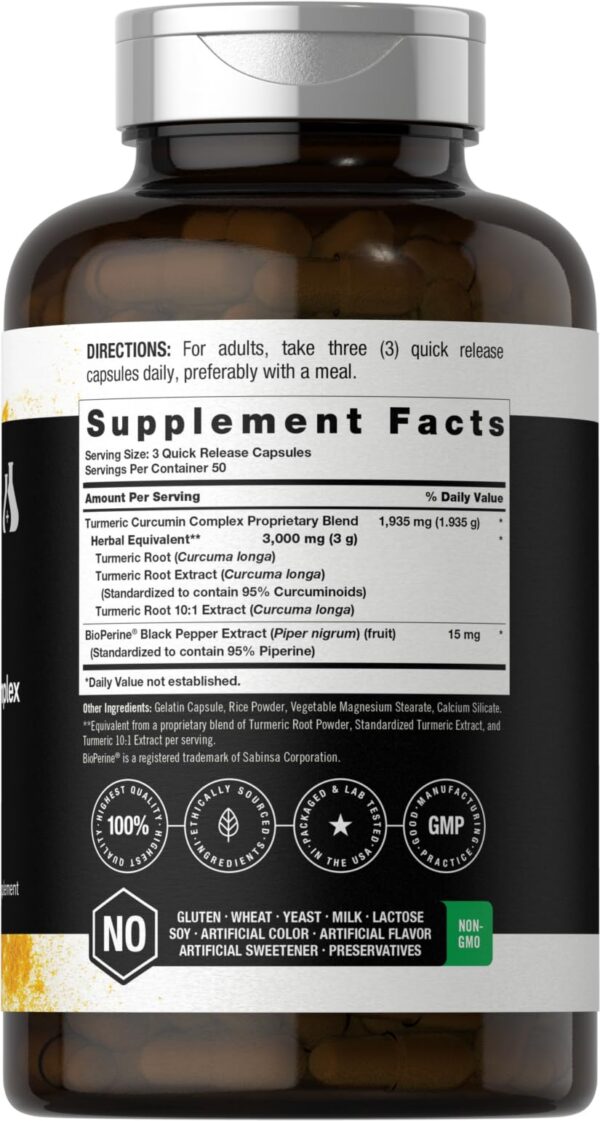 Cápsulas Horbäach cúrcuma con extracto pimienta negra