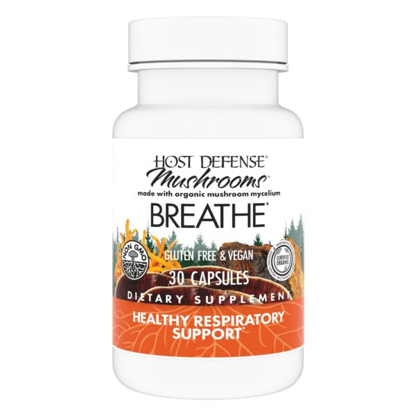 Version 1.0.0 Cápsulas Host Defense Breathe con hongos para salud respiratoria