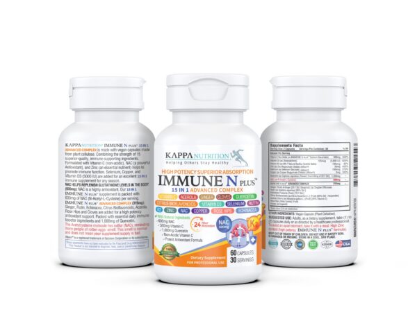 Version 1.0.0 Cápsulas de Immune N Plus 15 en 1 para apoyo inmunológico